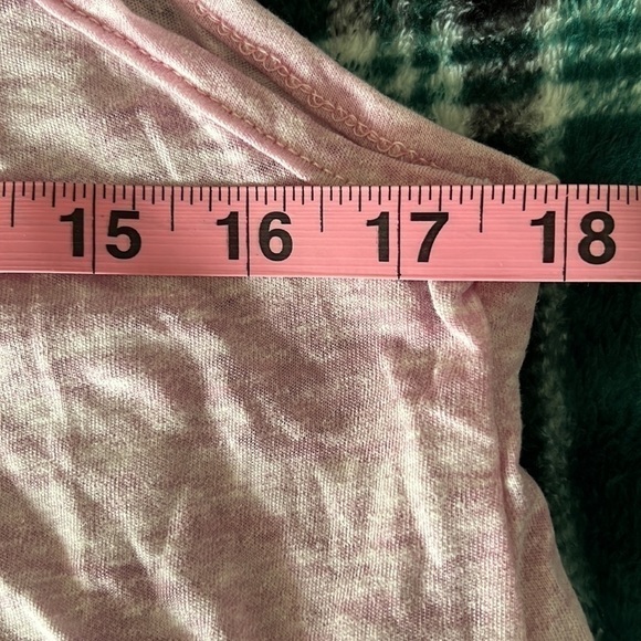 Free People Movement Burnout Acid Wash Flowy Tank Top in light pink purple NWOT - Picture 5 of 6